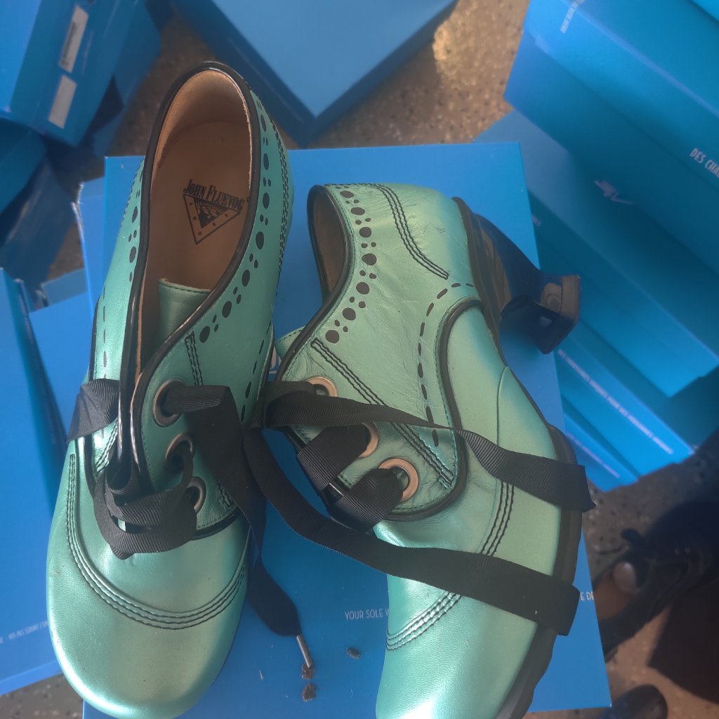 John Fluevog Shoes Size 13w 11m New